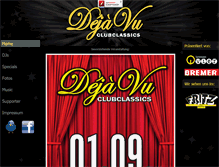 Tablet Screenshot of dejavu-party.com